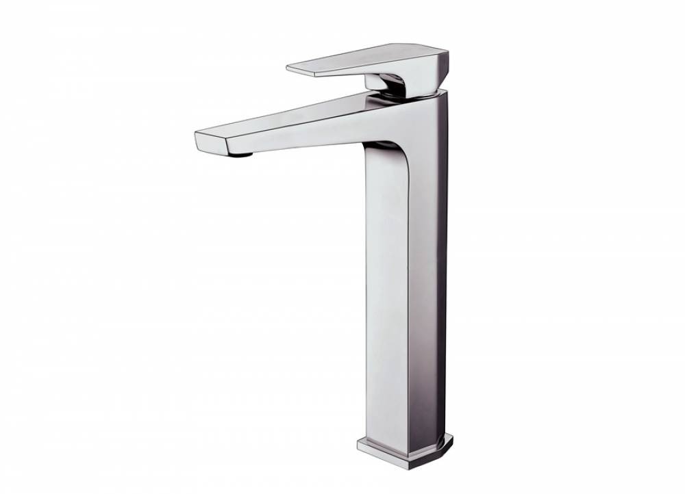 Dawn Single Handle Bathroom Vessel Sink Faucet without Pop-Up Drain, Brushed Nickel, AB34 1849BN